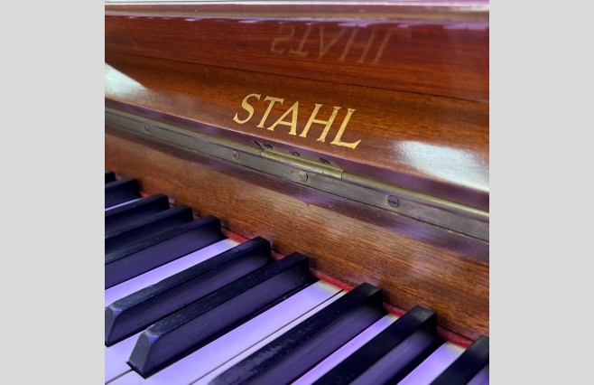 Stahl Polished Mahogany Upright Piano, Used Sold As Seen Bargain - Image 6